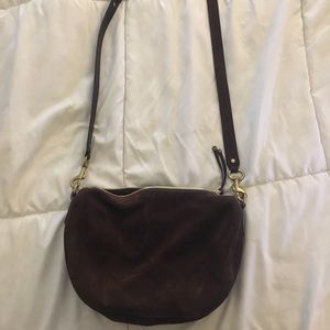 Beautiful designer suede leather bag